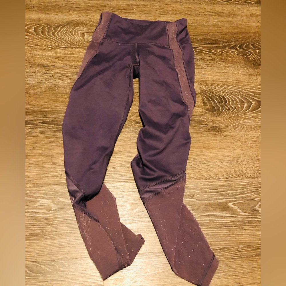 All in motion purple yoga leggings, size small
